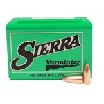Sierra Bullets 1385 22 Caliber Varminter, 40 Grains, Hollow Point, Per 100