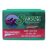 Sierra Bullets 1507 6mm/243 Caliber BlitzKing, 70 Grains, Polymer Tip Flat Base, Per 100