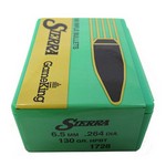 Sierra Bullets 1728 6.5mm/264 Caliber GameKing, 130 Grains, Hollow Point Boat Tail, Per 100
