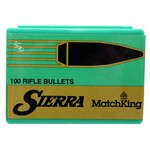 Sierra Bullets 2240 30 Caliber MatchKing, 220 Grains, Hollow Point Boat Tail Match, Per 100