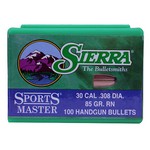 Sierra Bullets 8005 30 Caliber Sports Master, 85 Grain Round Nose, Per 100