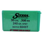 Sierra Bullets 9245T 30 Caliber MatchKing, 240 Grains, Hollow Point Boat Tail, Per 50