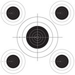 TargDots 4320075 Target Roll Bullseye