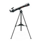 Tasco 49060700 60x700mm SpaceStation Refractor Red Dot FinderScope Altazimuth Mount, Black