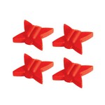 Truglo TG830R Tru-Block Silencers Red 4 Pack