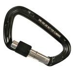Ultimate Survival Technologies 20-02572-01 Locking Gear Biner, Black 