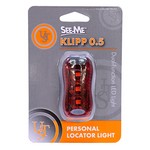 Ultimate Survival Technologies 20-02737 KLIPP 0.5 Light 7.5 Lumens, 2xCR1220, Red