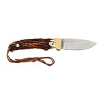 Uncle Henry by BTI Tools PH2NCP Uncle Henry Mini Pro Hunter Small Fixed, Staglon Handle, Clam