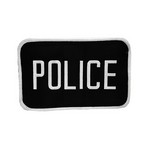 Uncle Mike's 7705010 Organization Patches Police, Black and White, 5