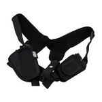Uncle Mike's 77160 Pro-Pak Horizontal Shoulder Holster Black Nylon Size 16