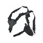 Uncle Mike's 87000 Horizontal Shoulder Holster, Kodra Black, Ambidextrous Size 0