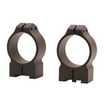 Warne Scope Mounts 14TM Permanent Attachable Ring Mounts 30mm, Medium Height, Tikka T3, Whitetail Hunter, and 595, Matte Black