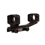 Warne Scope Mounts LRSKEL34TW Gen 2 Extended Skeletonized MSR Scope Mount Picatinny-Style with Rings 34mm, 20 MOA Elevation, Matte Black