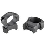 Weaver 47323 Mount Ring Pair 30mm Main-Tube, Medium, Matte Black