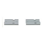 Weaver 48467 Top Mount Base Pair Savage 110 w/Accutrigger, Silver