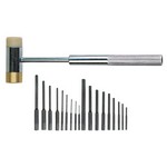 Wheeler 110128 Master Roll Pin Punch Set 