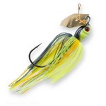 Z-man CB-PZ34-04 ChatterBait Projectz Lures 3/4 oz Weight, 6/0 Hook, Chartreuse Sexy Shad, Per 1