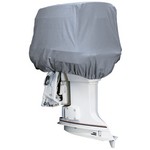 Attwood Road Ready Cotton Heavy-Duty Canvas Cover f/Outboard Motor Hood up to 25HP