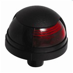 Attwood Pulsar 1-Mile Deck Mount, Red Sidelight - 12V - Black Housing