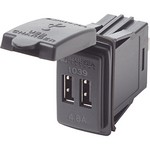 Blue Sea Dual USB Charger - 24V Contura Mount