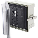 Blue Sea 3118 SMS Surface Mount System Panel Enclosure - 120V AC / 50A ELCI Main - 2 Blank Circuit Positions