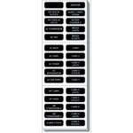 Blue Sea 8067 AC Panel Extended 120 Label Set