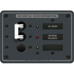 Blue Sea 8129 AC Main + Branch A-Series Toggle Circuit Breaker Panel (230V) - Main + 1 Position