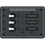 Blue Sea 8158 AC 3 Position 230V (European) Breaker Panal