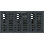 Blue Sea 8565 Breaker Panel - AC Main + 22 Positions (European) - White