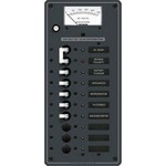 Blue Sea 8588 Breaker Panel - AC Main + 8 Positions (European) - White
