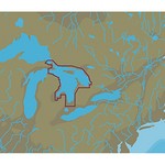 C-MAP NT+ NA-C107 Lake Huron, Georgian Bay & North Channel - FP-Card Format