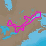 C-MAP  4D NA-D935 St Lawrence River