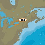 C-MAP MAX NA-M054/SD - Lake Ontario Bathymetric SD Format