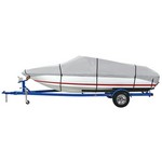 Dallas Manufacturing Co. 600 Denier Grey Universal Boat Cover - Model E - Fits 20'-22' - Beam Width to 100