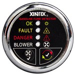 Xintex Gasoline Fume Detector & Blower Control w/Plastic Sensor - Chrome Bezel Display