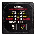 Xintex Gasoline Fume Detector & Blower Control w/2 Plastic Sensors - Black Bezel Display