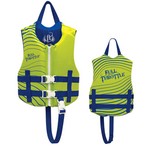 Full Throttle Rapid-Dry Life Vest - Child 30-50lbs - Green/Blue