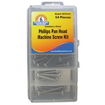 Handi-Man Phillips Pan Head Machine Screw Kit - 54 Pieces