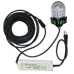 Hydro Glow DS100 100W/120VAC Underwater Dock Light - Green Sinking Style