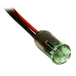 Innovative Lighting LED Day Bright Indicator Recess Mount Light - Green LED/Clear Lens