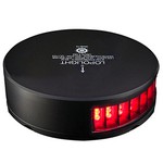 Lopolight Red Port LED Sidelight - 2nm f/Vessels 39-164' - Black Housing