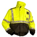 Mustang ANSI Hi-Vis Classic Bomber Flotation Jacket - Small