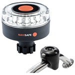 Navisafe Navilight 360&deg; 2NM w/Navibolt Base & Rail Mount - Black