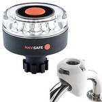 Navisafe Navilight 360&deg; 2NM w/Navibolt Base & Rail Mount - White