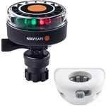 Navisafe Navilight 2NM Tricolor w/Navimount Base & Vertical Mount - White