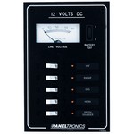 Paneltronics Standard DC 5 Position Breaker Panel & Meter w/LEDs