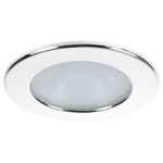 Quick Kai XP Downlight LED - 4W, IP66, Spring Mounted - Round White Bezel, Round Warm White Light