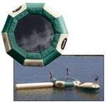 RAVE Aqua Jump Eclipse 150 Northwoods Water Park w/Launch & Log