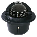 Ritchie F-50 Explorer Compass - Flush Mount - Black