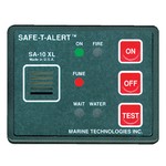 Safe-T-Alert Gas Vapor Alarm, Fume, Fire & Flood/Bilge Water Detector - Surface Mount - Black